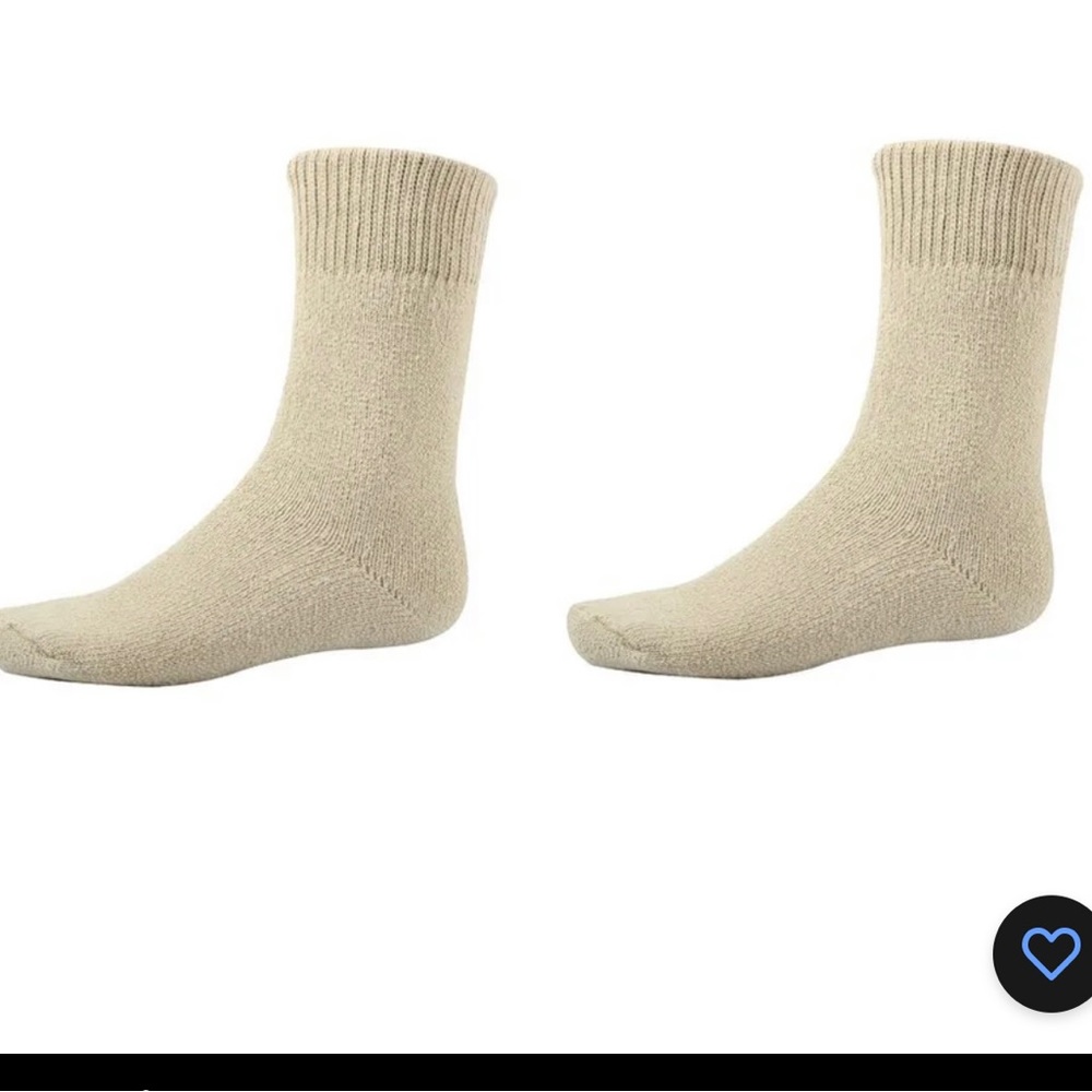 Khaki Thermal Boot Socks-Heavy Weight For Cold Weather -
Made In The U.S.A.